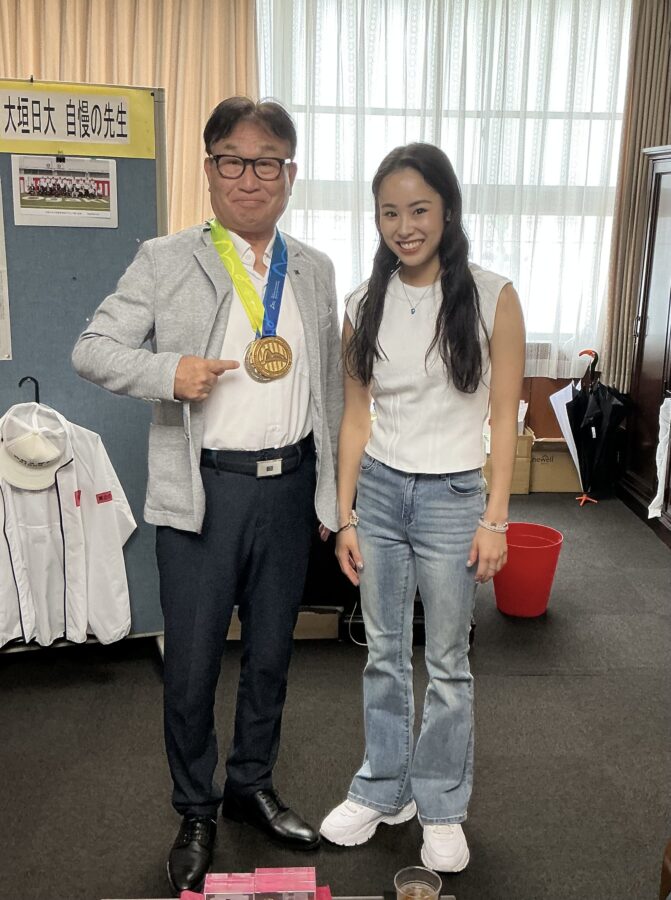 卒業生の鈴木歩佳さんが訪問してくれました！！ - 大垣日本大学高等学校